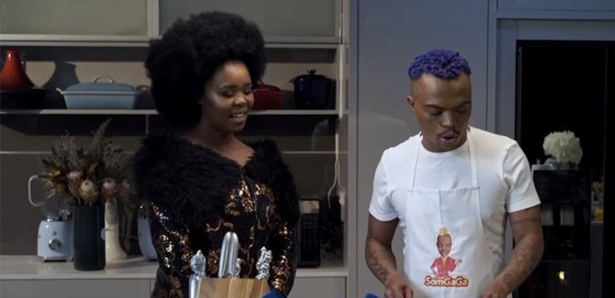Somizi Mhlongo Treats Zahara To His Special Pie Dinneratsomizis News365 Co Za