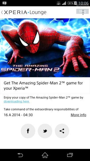 XPERIA™ The Amazing Spiderman2® Theme 1.2.0 APK Download by Sony