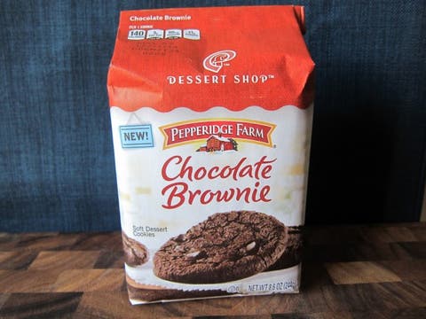 Review Pepperidge Farm Chocolate Brownie Cookies Brand Eating