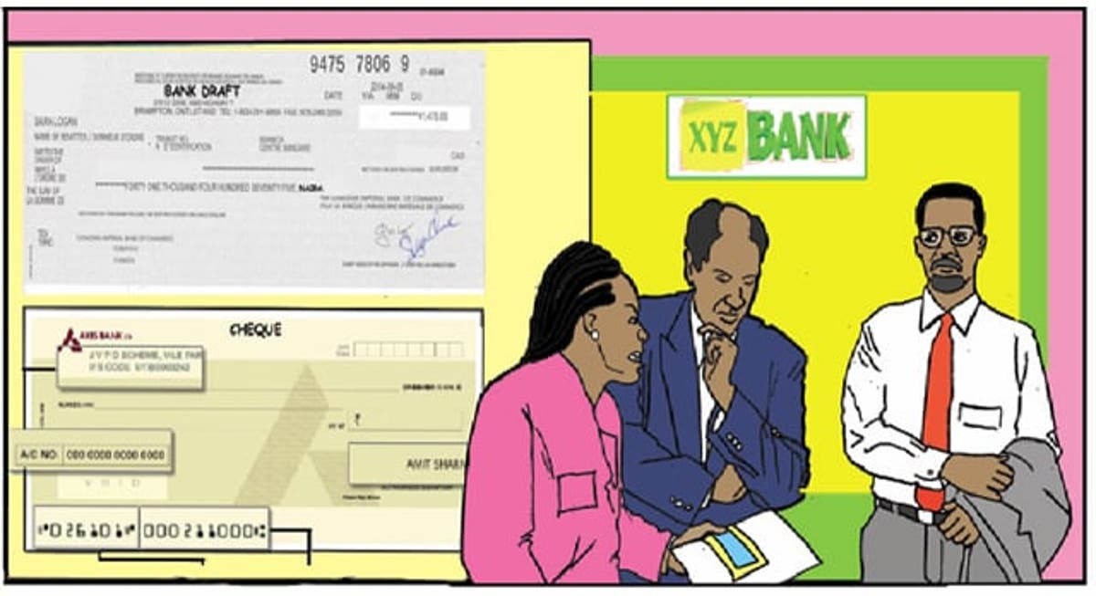 Understanding The Difference Between Bank Draft And Cheque Punch