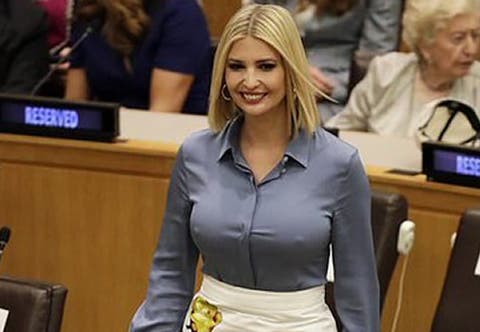 Ivanka Trump's bra-less outfit grabs world attention at UNGA ...