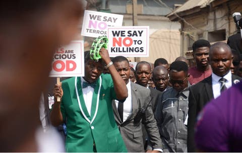 Pastor Adeboye leads protest2