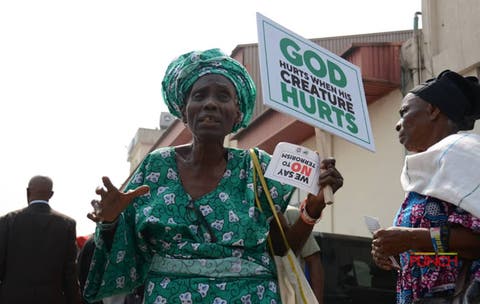 Pastor Adeboye leads protest7