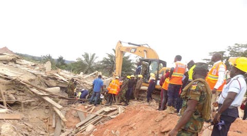 Ghana church collapse: Death toll rises to 21