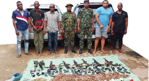 Our leader coordinated operations from prison – Ex-soldiers, others arrested  for robbery – Punch Newspapers