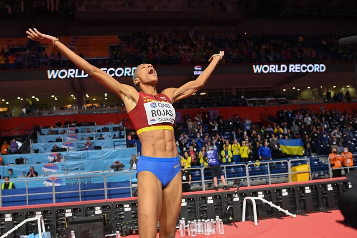 ¡FUERA DE ESTE MUNDO! Campeona del mundo indoor por tercera vez: Yulimar  Rojas logró nuevo récord de triple salto con una marca de 15.74 metros  (+Videos)