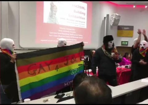 Kashmiri Brother Sex - Masked Protestors in London Use Gay Rights To Stifle Dissent On ...