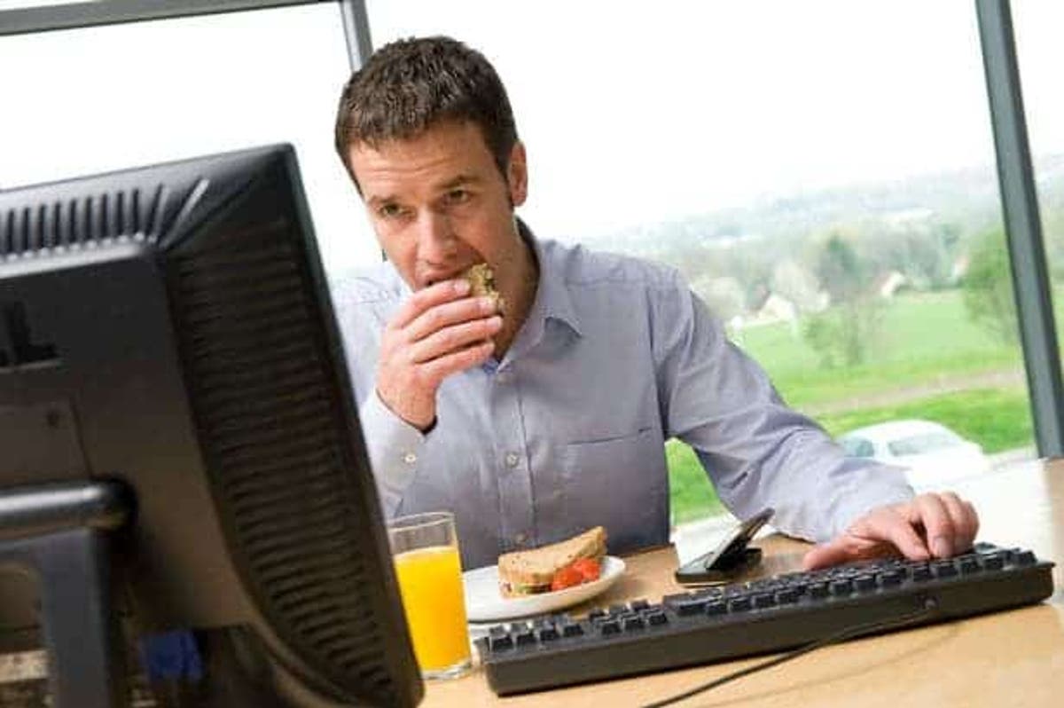 Being Able To Eat At Your Desk During The Lunch Break Empowers You