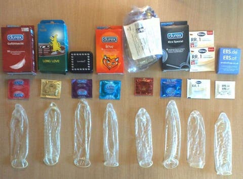 different kinds of condoms