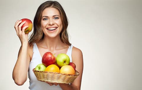 bajar de peso comiendo manzana
