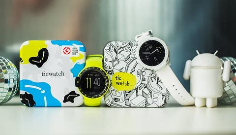 ticwatch e ice smartwatch