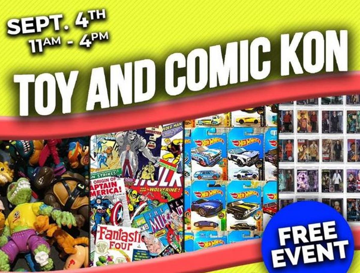 The Toy And Comic Kon Is This Sunday September 4th, 2022 In Orlando! –  Florida Geek Scene