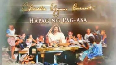 Cheche Lazaro Checks On Kids In Hapag Ng Pag Asa Painting