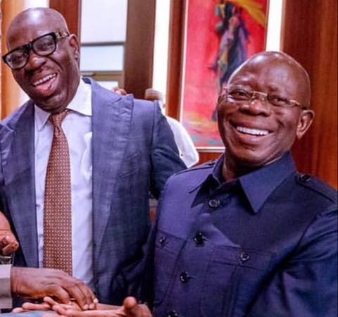 Image result for obaseki and oshiomole