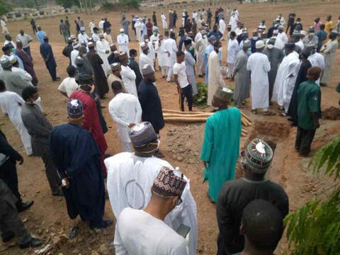 Body of late Abba Kyari buried at Gudu Cemetery, Abuja