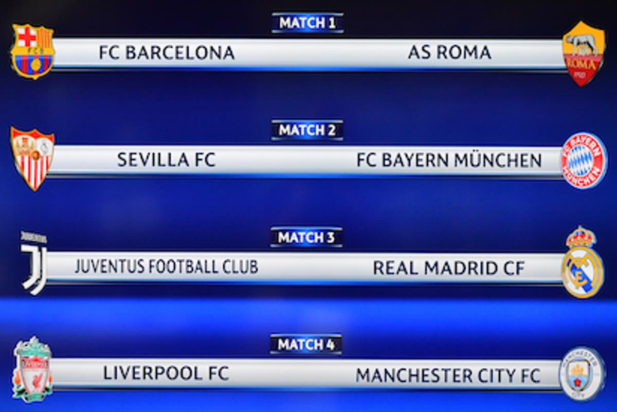 Champions League Draw Liverpool Battle City Real And Juve