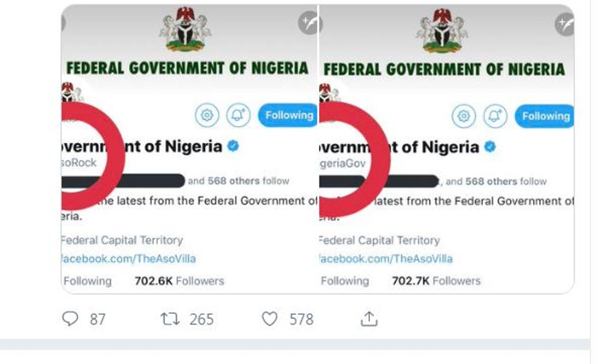 Nigerian Govt Changes Twitter Handle To Nigeriagov Vanguard News