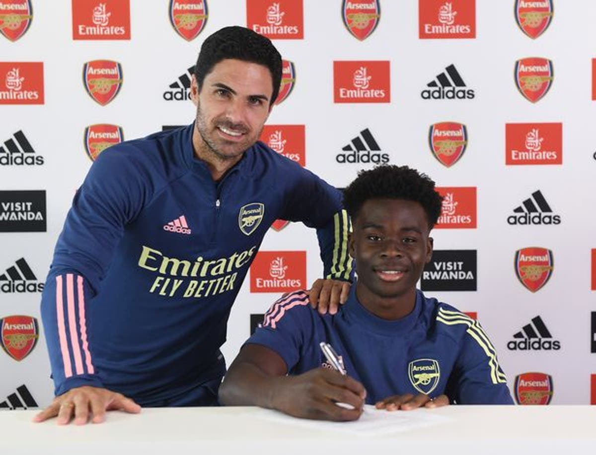 Bukayo Saka Signs New Long Term Arsenal Contract
