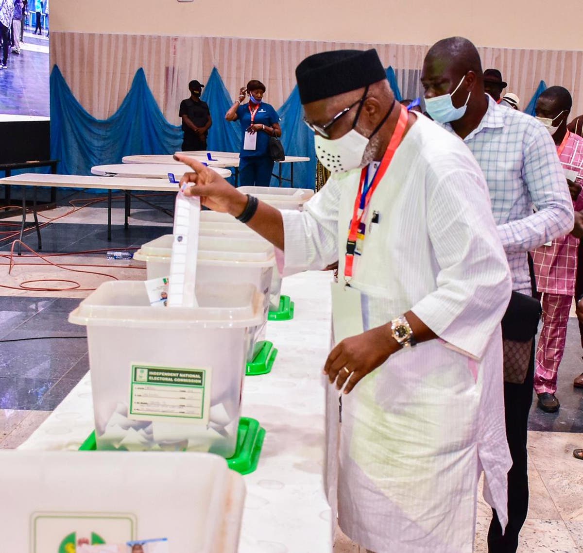 Percentage Of Votes Cast In Each Of The 18 Lga In Apc Primary Gov Election