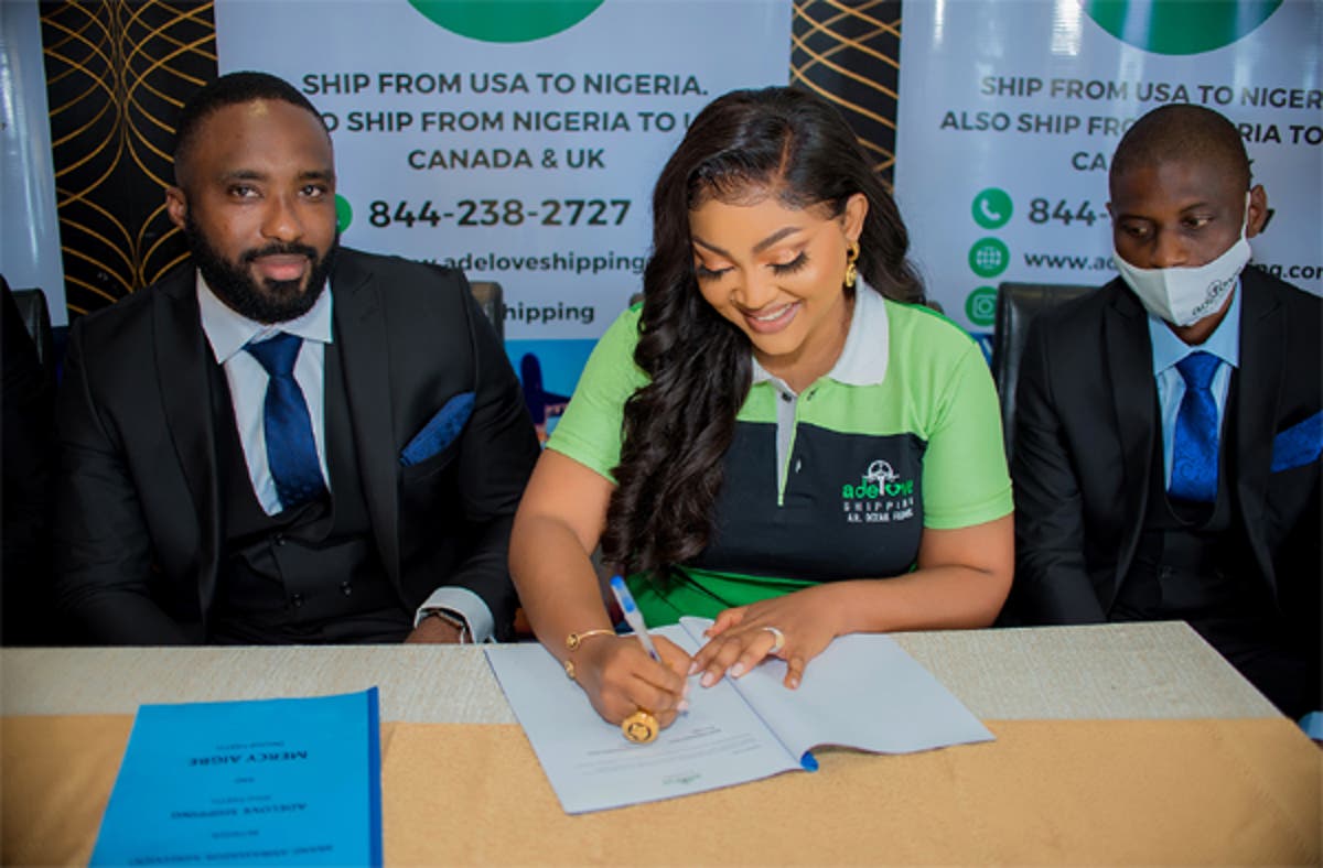 Mercy Aigbe Secures Brand Ambassador Contract Deal With Adelove Shipping