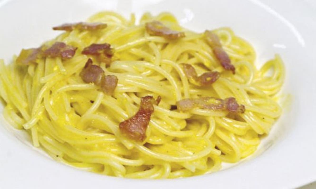 Espaguetis a la Carbonara receta original