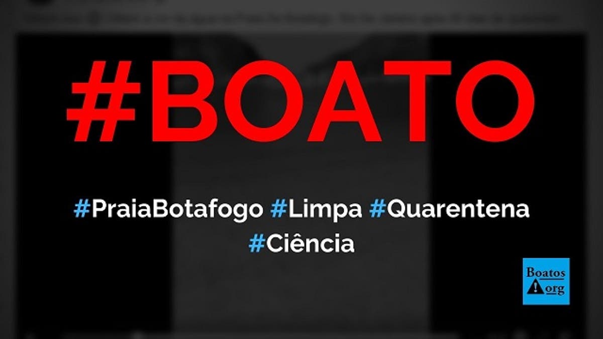 Praia De Botafogo No Rio De Janeiro Ficou Limpa Por Causa Da Quarentena Boato