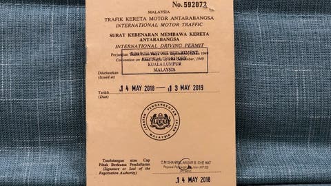 How To Apply International Driving License In Malaysia Tommy Ooi Travel Guide