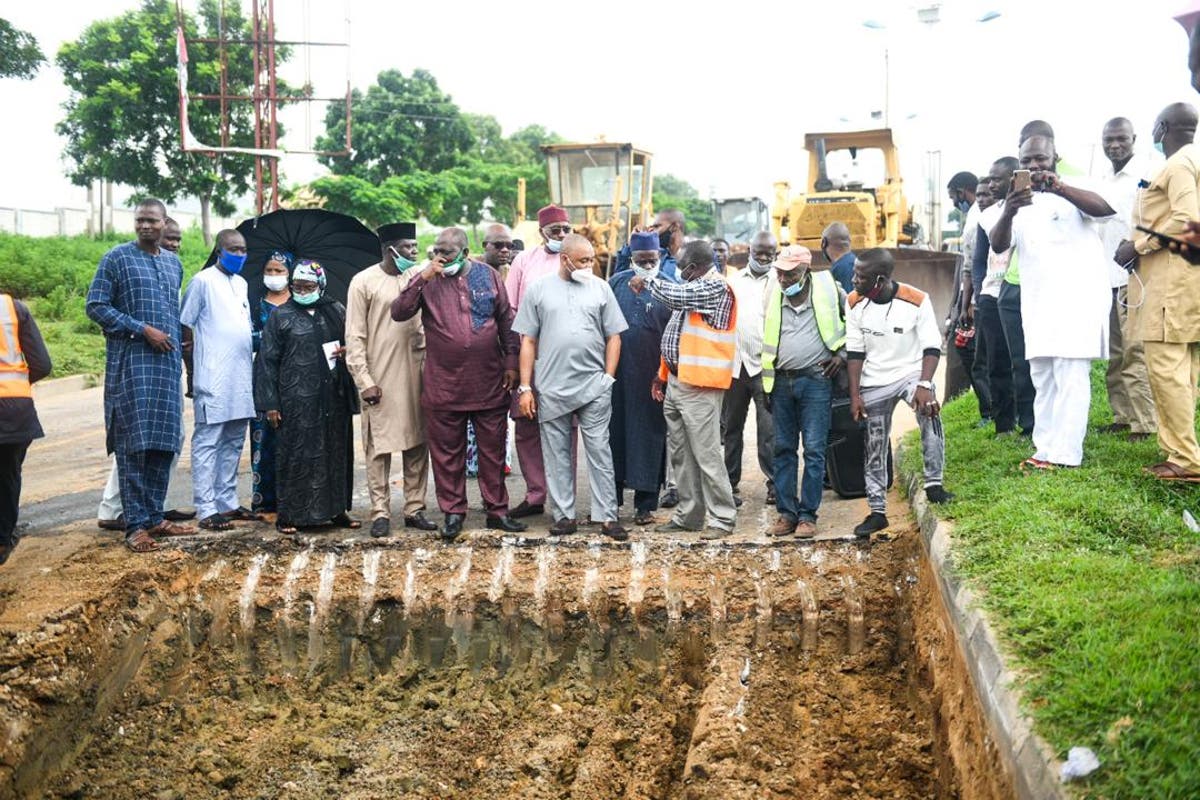 Niger State Govt launched rehabilitation of Minna City Gate ...