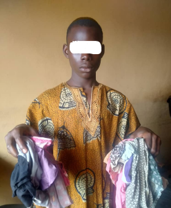 Boy, 16, arrested for stealing woman's 14 pants