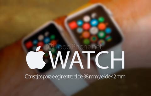 Diferencia de apple watch online de 38mm y 42mm