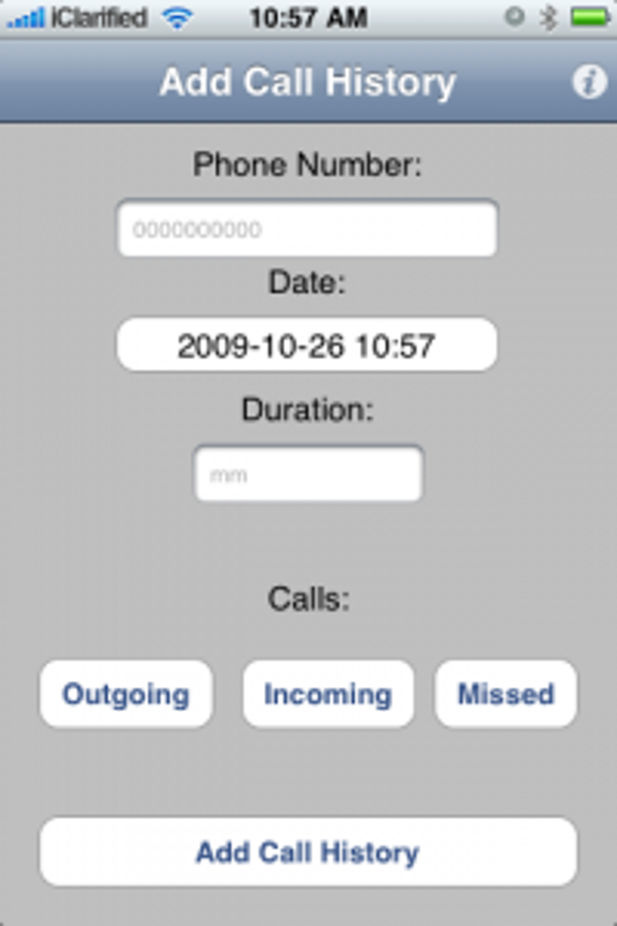 Addcallhistory Aplicacion Para El Historial De Llamadas En Iphone Addcallhistory Aplicacion Para El Historial De Llamadas En Iphone