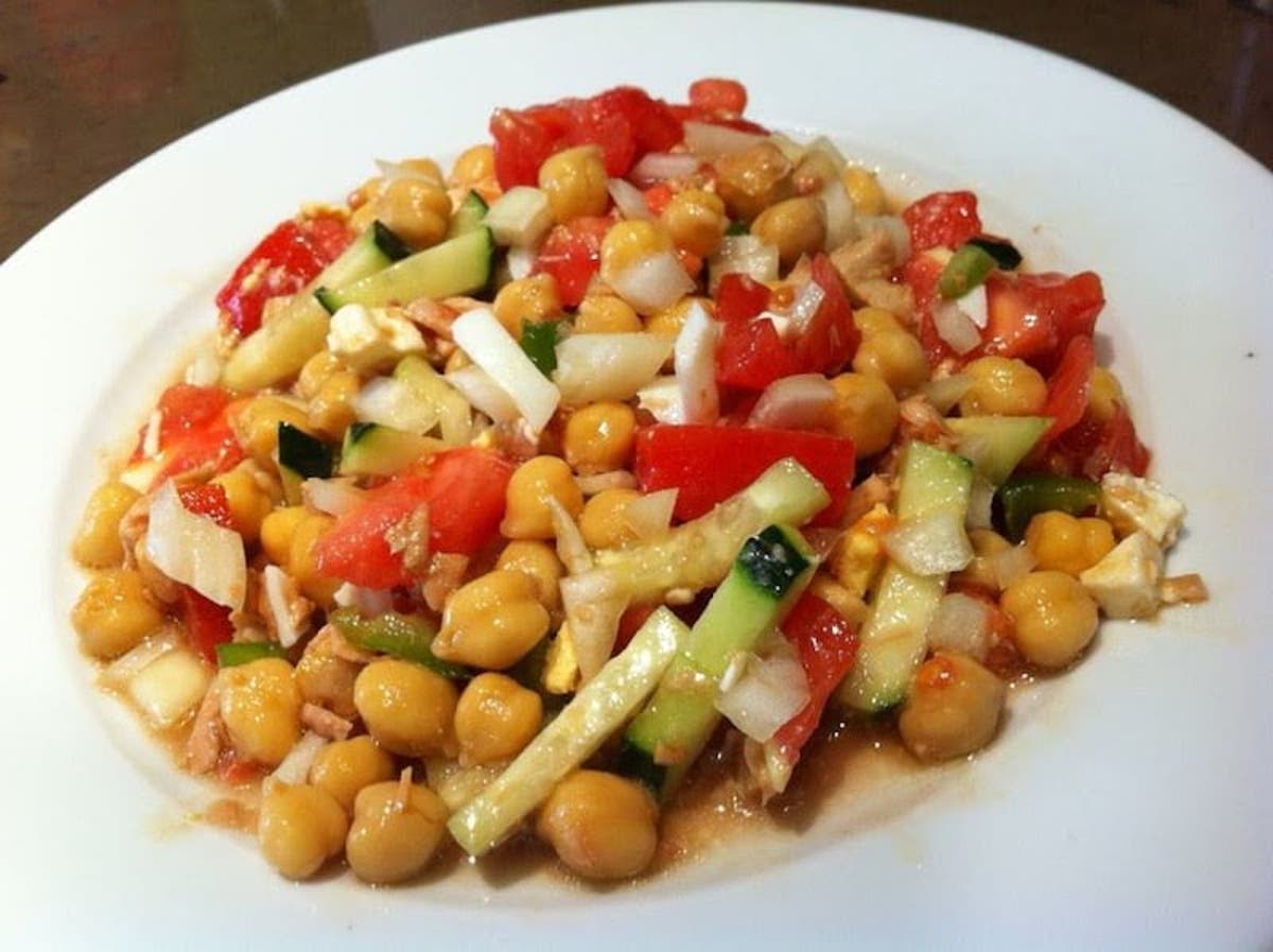 Ensaladas con legumbres y más · Recetas Fáciles