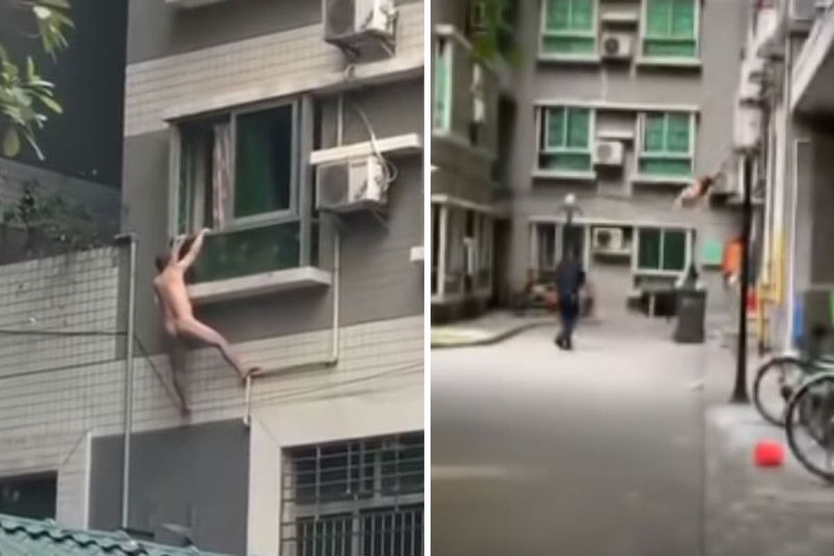 TREMENDO GOLPE! Hombre desnudo se lanza de un piso 4 para no ser  descubierto por el marido de su amante (+Video)