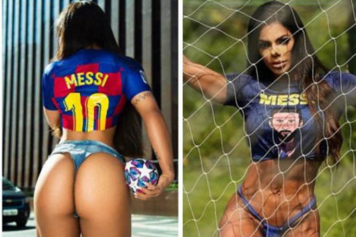 VEA! La espectacular modelo Suzy Cortez “Miss Bum Bum” dice estar  desconsolada por posible salida de Messi del Barcelona (+Fotos muy HOT)