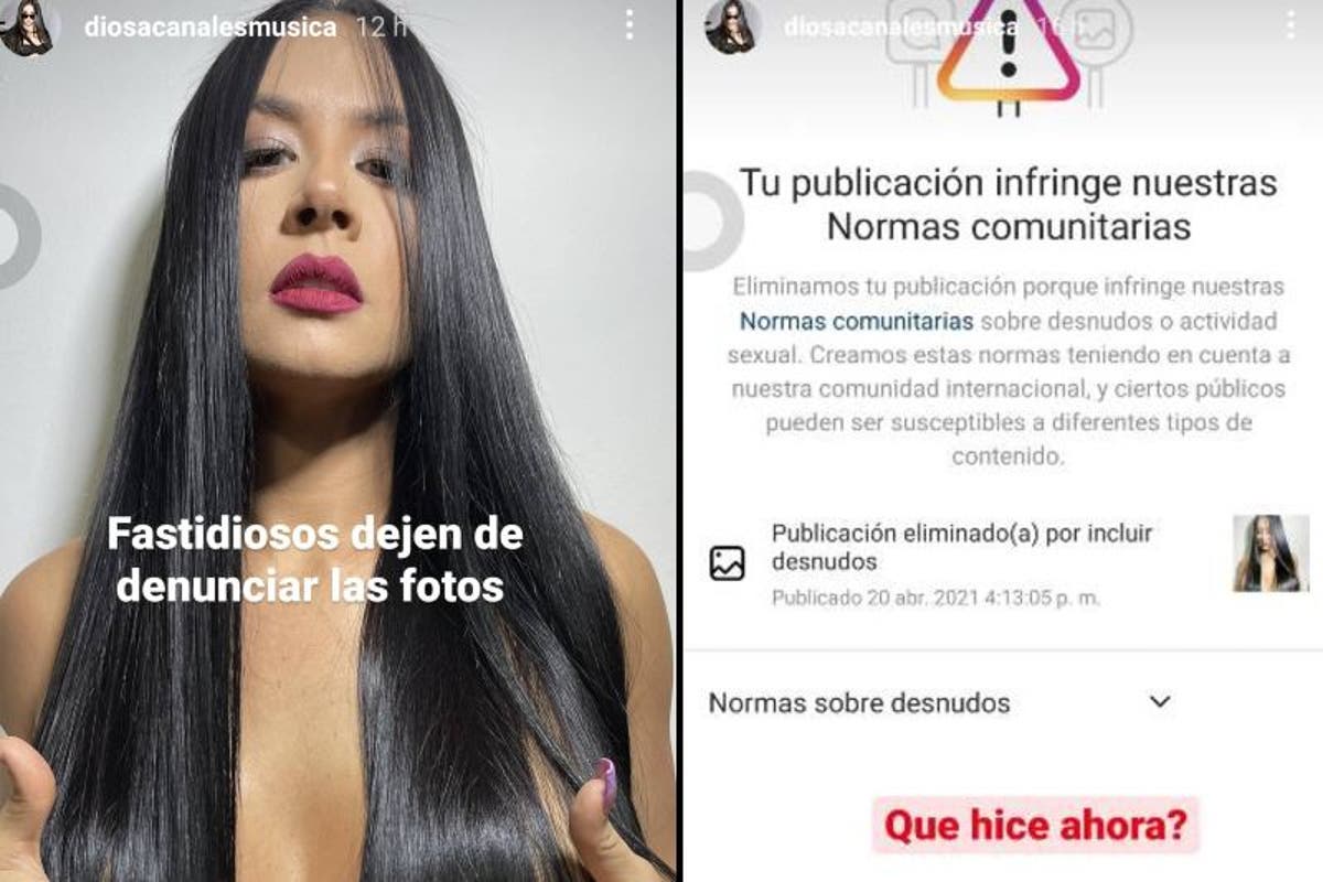 DE ESCÁNDALO! La foto en topless subida de tono que le eliminaron a Diosa  Canales de su Instagram y ella volvió a subir (+puro fuego)