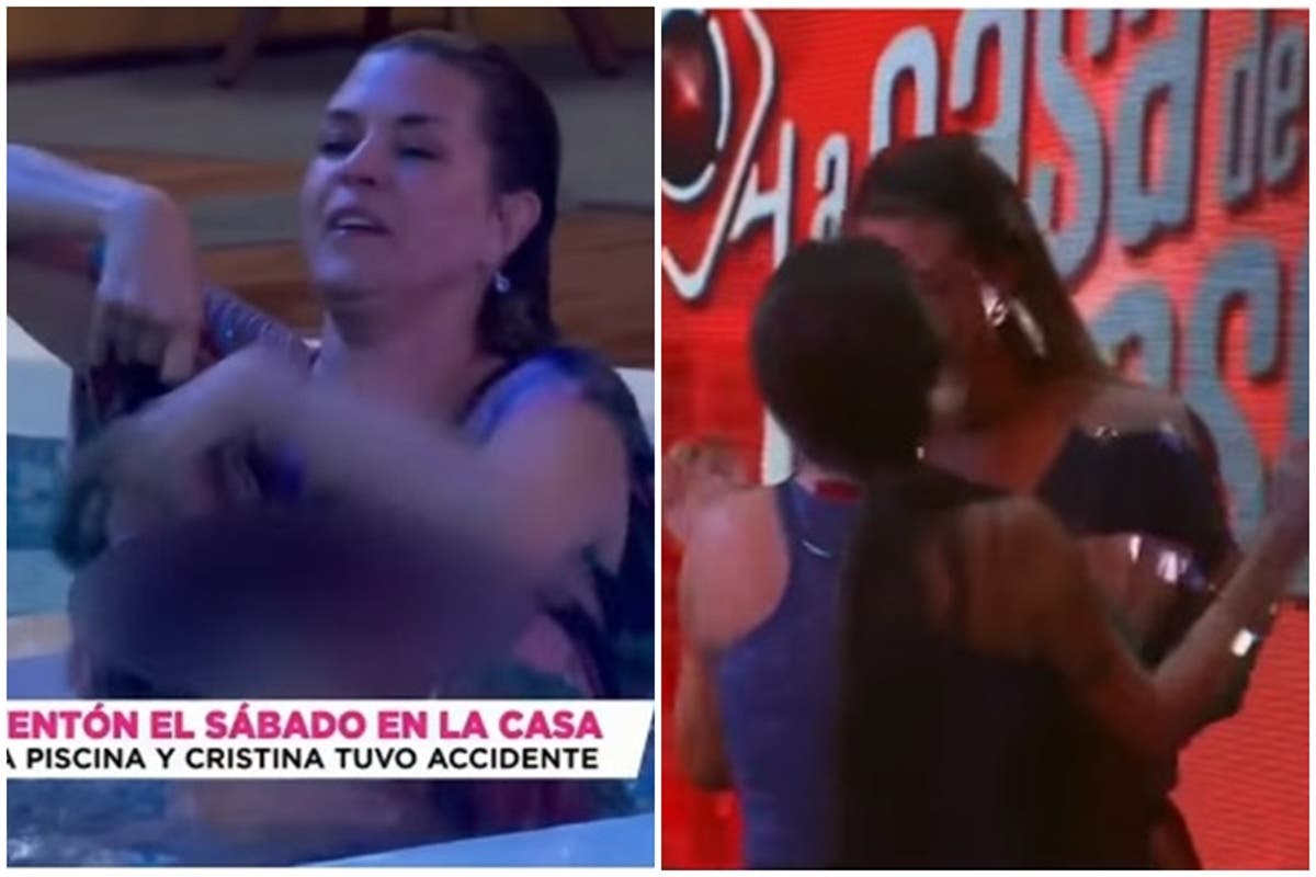 SIN CONTROL! Coqueteó con una participante y mostró los p*zones en una  piscina: Alicia Machado se pasó de tragos en la Casa de los Famosos (+Video)