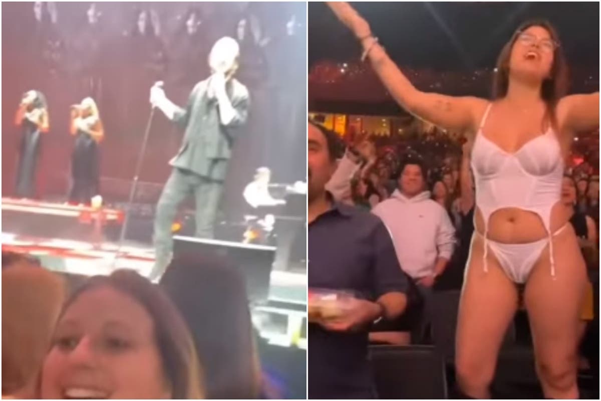 VEA! Una fanática mostró su sexy lencería en pleno concierto de Ricardo  Arjona y mientras el cantante interpretaba su éxito “Desnuda” (+Video)