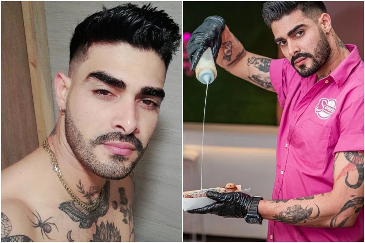 Conoce a Ray Cabrera, el atrevido modelo venezolano que seduce a las  clientes de una wafflería sexual en Colombia y que desata pasiones (+Videos)