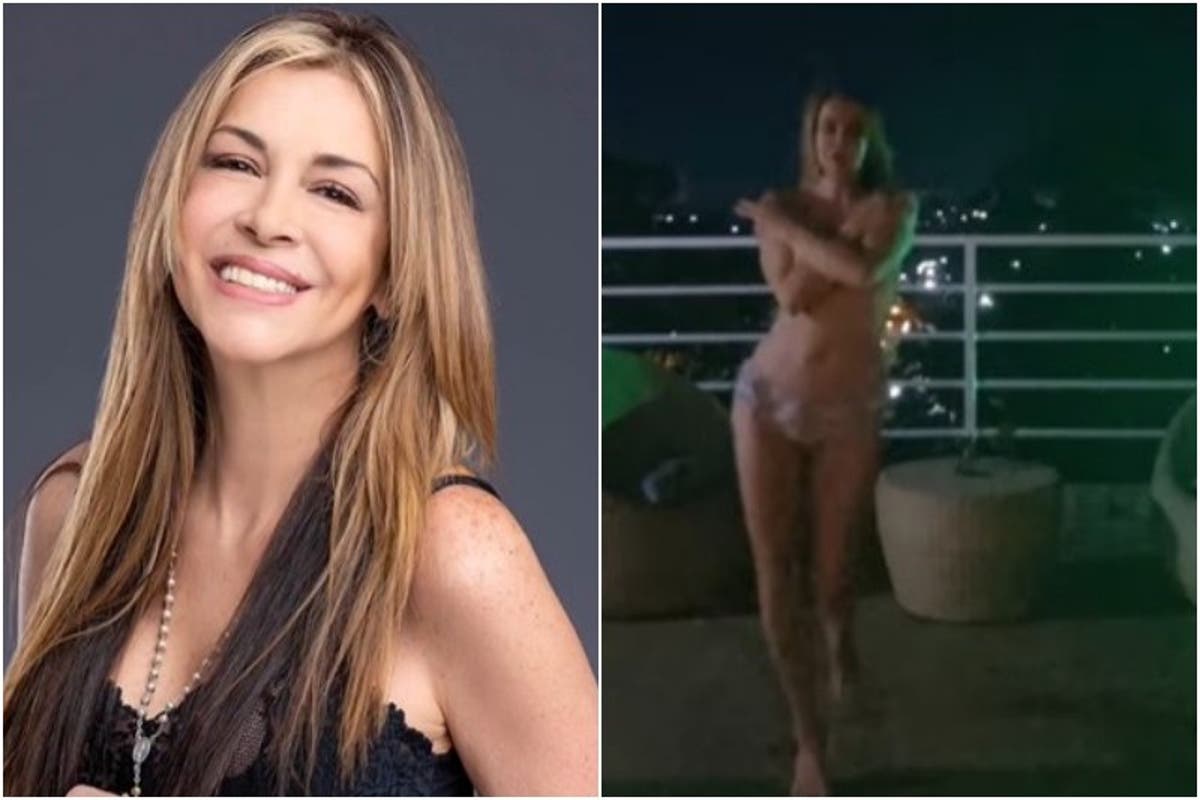 En toples la actriz venezolana Gigi Zanchetta se asomó por la terraza de su  casa, se grabó y dejó a todos sin palabras: “Un sueño inalcanzable” (+Video)