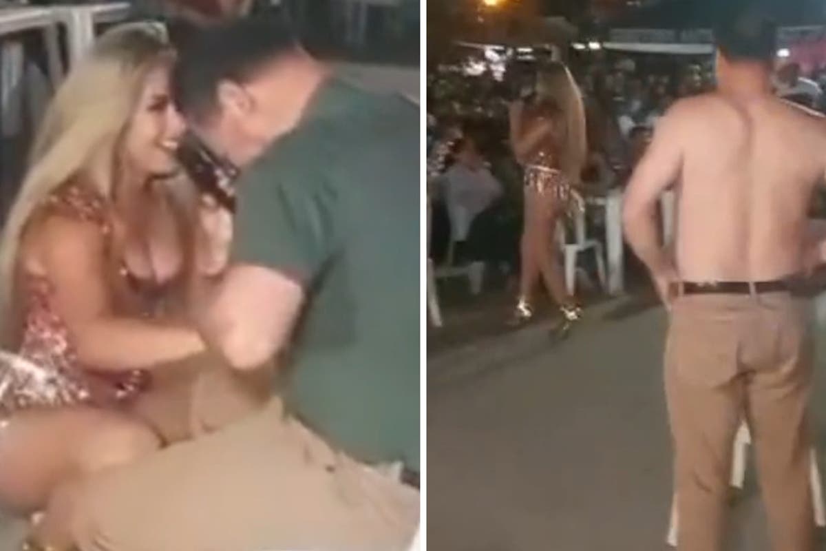 Polémica por alcalde que terminó bailando sin camisa junto a una doble de Gloria  Trevi (+Video)