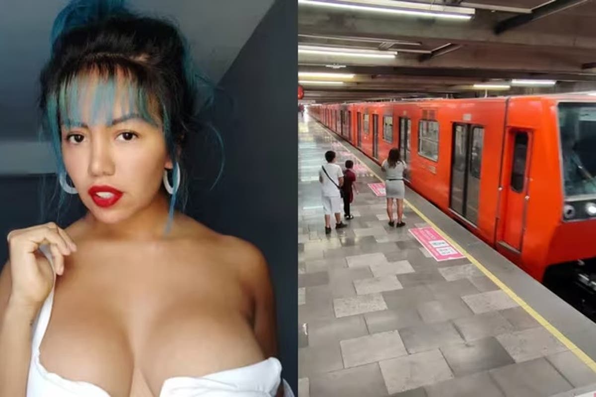 Polémica en México por Luna Bella, modelo de Onlyfans que grabó un video  con contenido sexual en un vagón del metro