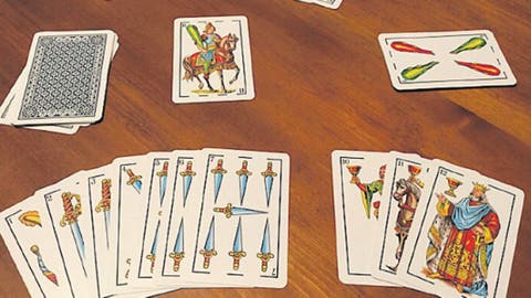 juego de cartas llamado cambio