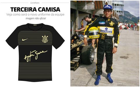 camiseta nike ayrton senna