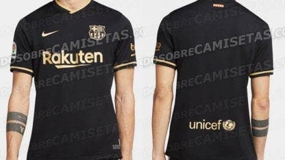 camiseta barça negra