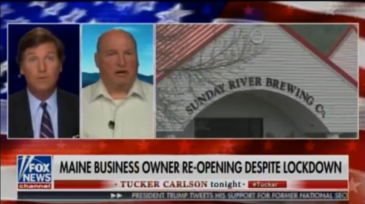 Rick Savage Maine Pub Owner Loses Licenses After Tucker Carlson Tonight Appearance Washington Times