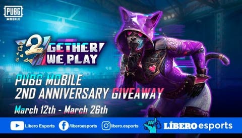 Pubg Mobile Celebra Su 2do Aniversario Con Nuevos Eventos Y - roblox promocodes vigentes para 2 juegos marzo 2020 libero pe