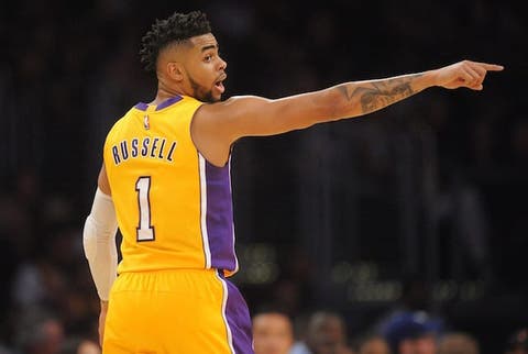 black lakers jersey russell