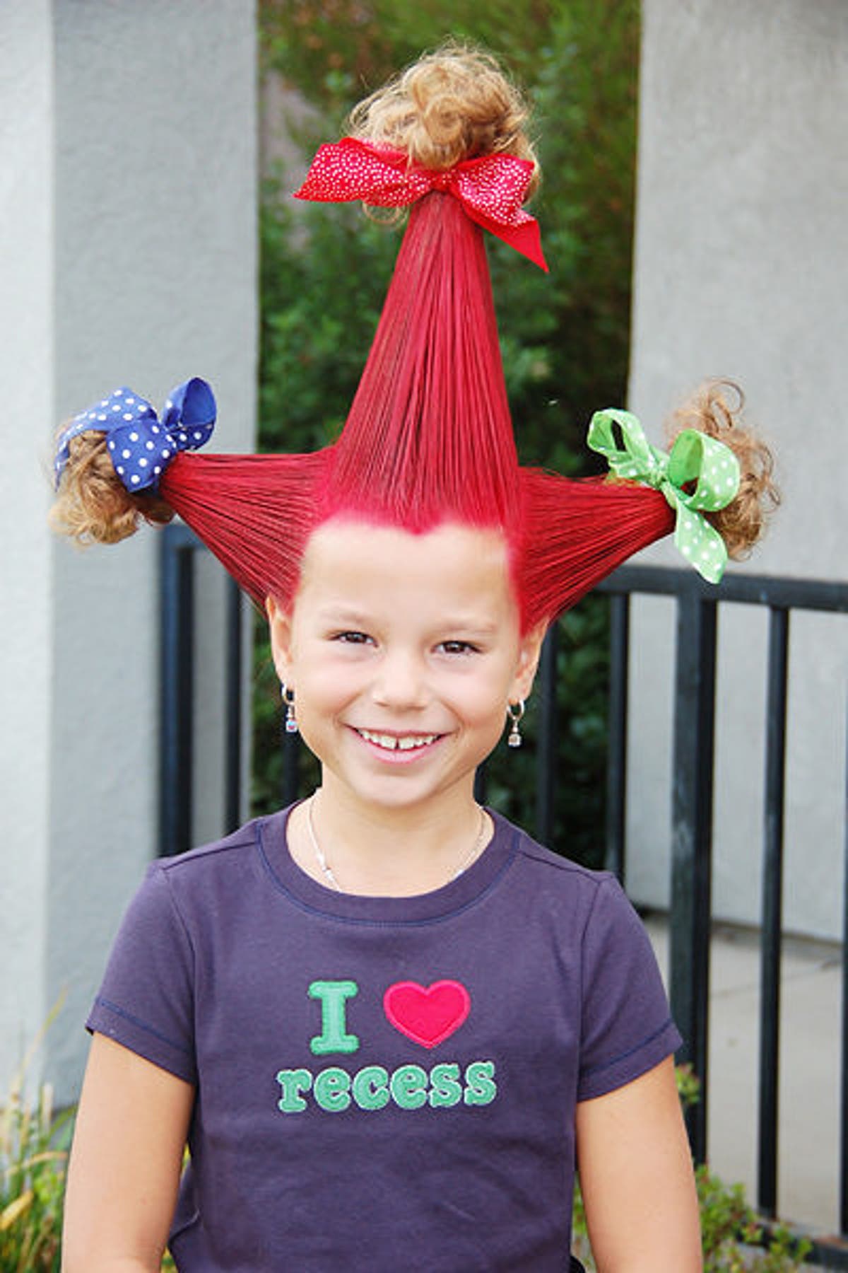 30 Easy Wacky Crazy Hairstyles To Try At School