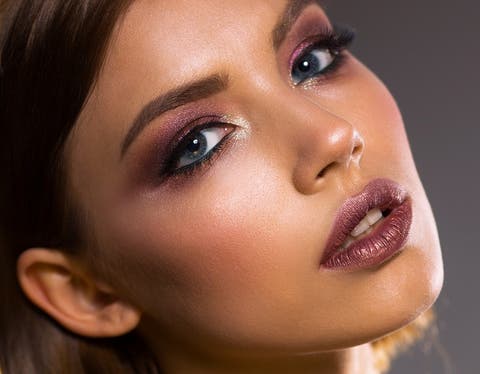 maroon lipstick makeup