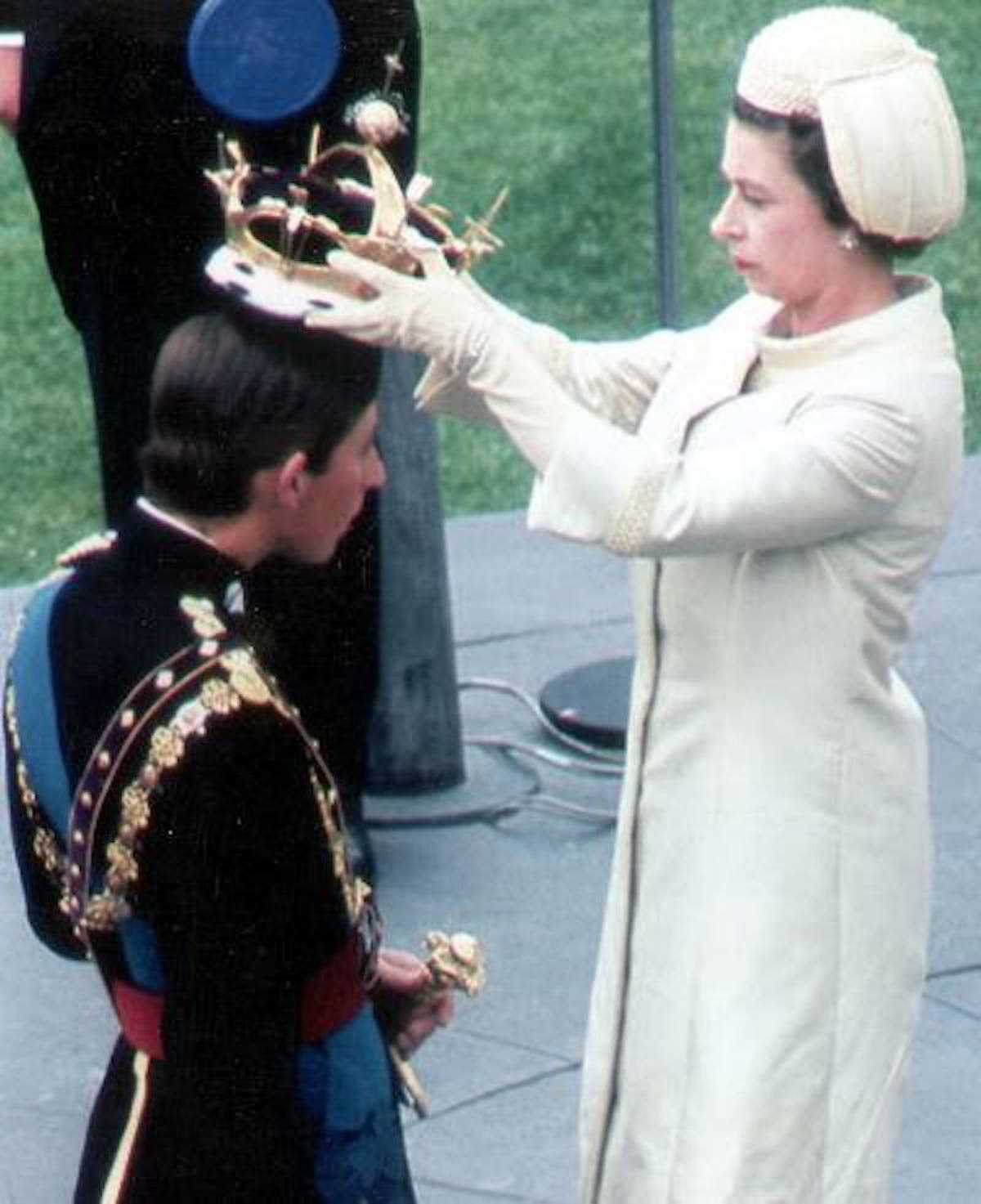 Prince Charles Investiture Wales / The Crown Cast Recreate